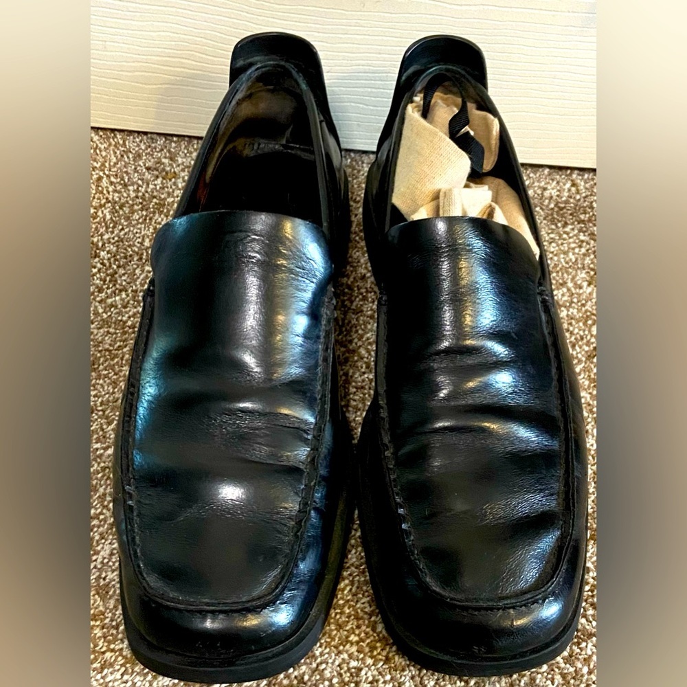 Gucci Vtg Men’s Black Dress Shoes US Size 10D